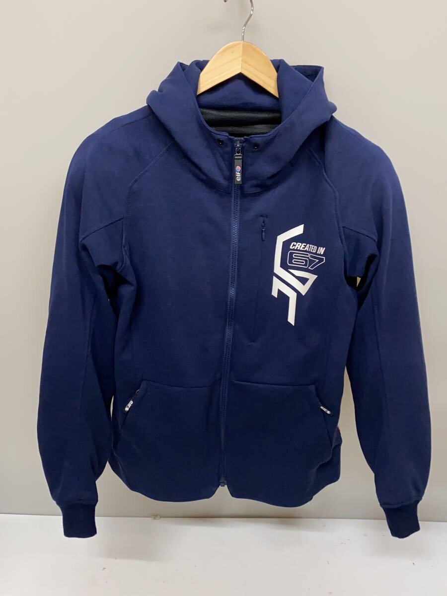 【中古】elf◆バイクパーカー/リベロフーディー/M/NVY/ej-a112【スポーツ】