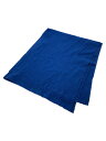 【中古】LOUIS VUITTON◆エシャルプ・マイクロダミエ_ダミエ・エベヌ_BLU/コットン/BLU/メンズ【服飾雑貨他】
