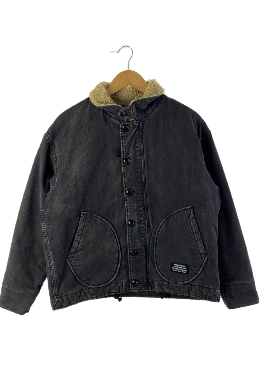 【中古】NEIGHBORHOOD◆デッキジャケット/S/コットン/BLK/222YTNH-JKM03//【メンズウェア】