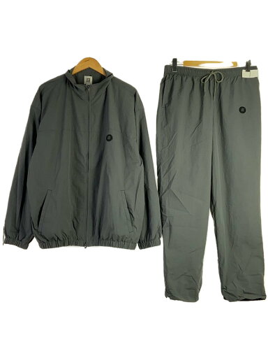 【中古】NNBF/NYLON JACKET/NYLON PANTS/セットアップ/--/ナイロン/GRY/無地【メンズウェア】 【中古】NNBF/NYLON JACKET/NYLON PANTS/セットアップ/--/ナイロン/GRY/無地【メンズウェア】