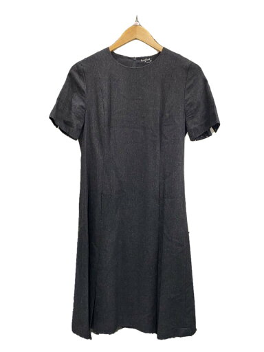 【中古】MARGARET HOWELL◆半袖ワンピース/2/ウール/BLK/無地/MHW0912【レディースウェア】 【中古】MARGARET HOWELL◆半袖ワンピース/2/ウール/BLK/無地/MHW0912【レディースウェア】