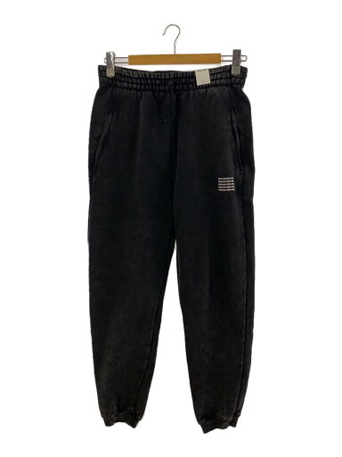 【中古】Alexander Wang◆アシッドウォッシュデンスフリーススウェットロングパンツ/S/コットン/BLK/スウェットパンツ//【メンズウェア】 【中古】Alexander Wang◆アシッドウォッシュデンスフリーススウェットロングパンツ/S/コットン/BLK/スウェットパンツ//【メンズウェア】