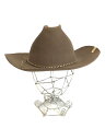 【中古】visvim◆ハット/M/ウール/BRW/メンズ/22aw VIN COWBOY HAT【服飾雑貨他】