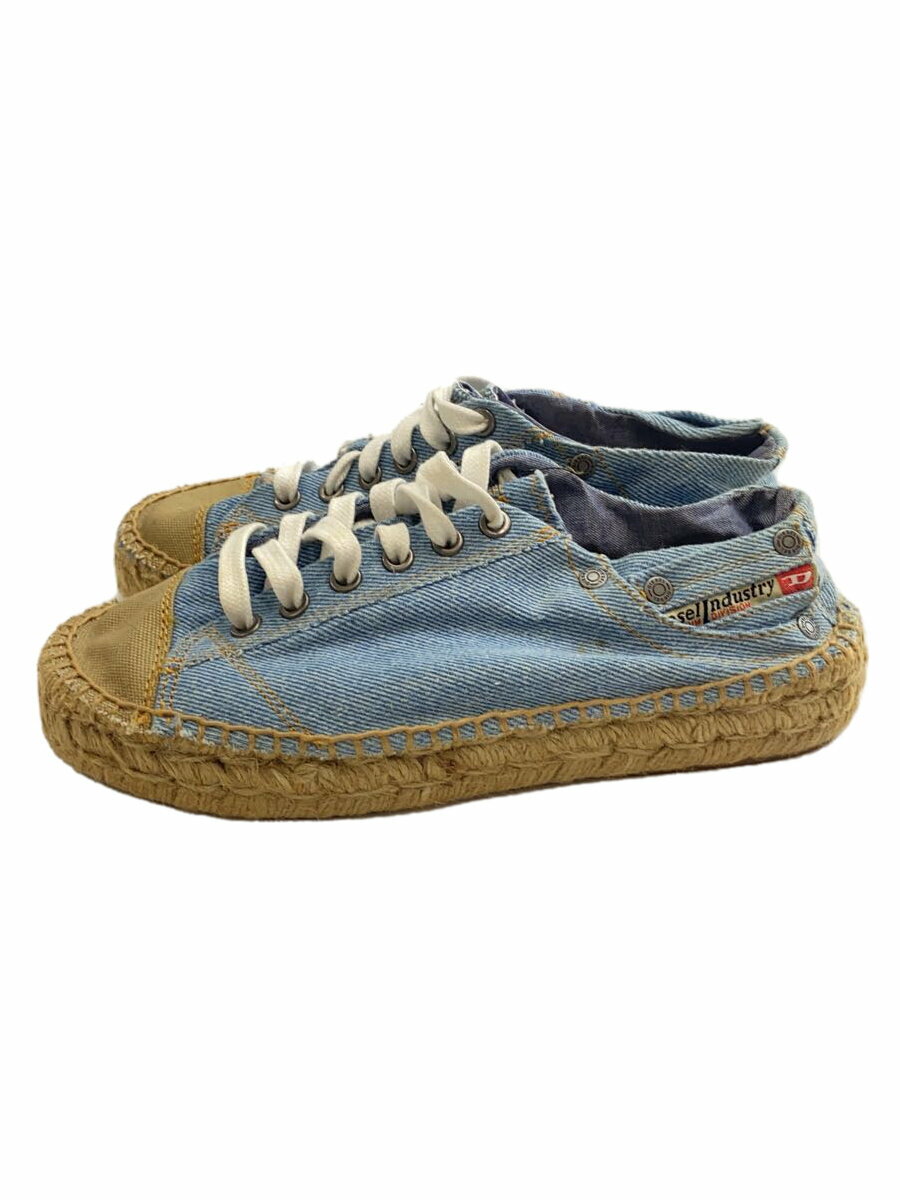 【中古】DIESEL◆ローカットスニーカー/37/IDG/デニム【シューズ】