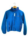 【中古】patagonia◆ジャケット/US14/ポリエステル/BLU【キッズ】