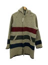 【中古】Woolrich◆ジャケット/M/ウール/ボーダー【レディースウェア】(4)