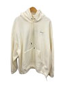 【中古】TIGHTBOOTH PRODUCTION◆パーカー/XL/ポリエステル/WHT【メンズウェア】