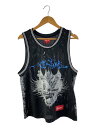 【中古】Supreme◆20SS/ANIMAL BASKETBALL JERSEY/S/ポリエステル/BLK【メンズウェア】