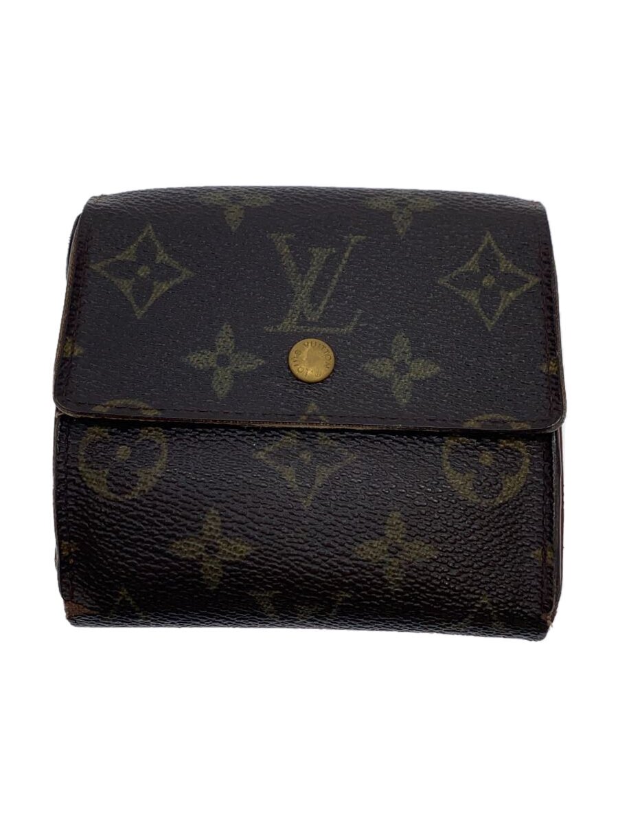 【中古】LOUIS VUITTON◆ポルト・モネ・ビエ・カルト・クレディ_モノグラム・キャンバス/二つ折り財布/M61652【服飾雑貨他】