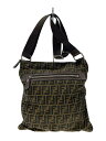 【中古】FENDI◆ショルダーバッグ/キャンバス/BRW/ズッカ柄/7VA256-AWM//【バッグ】