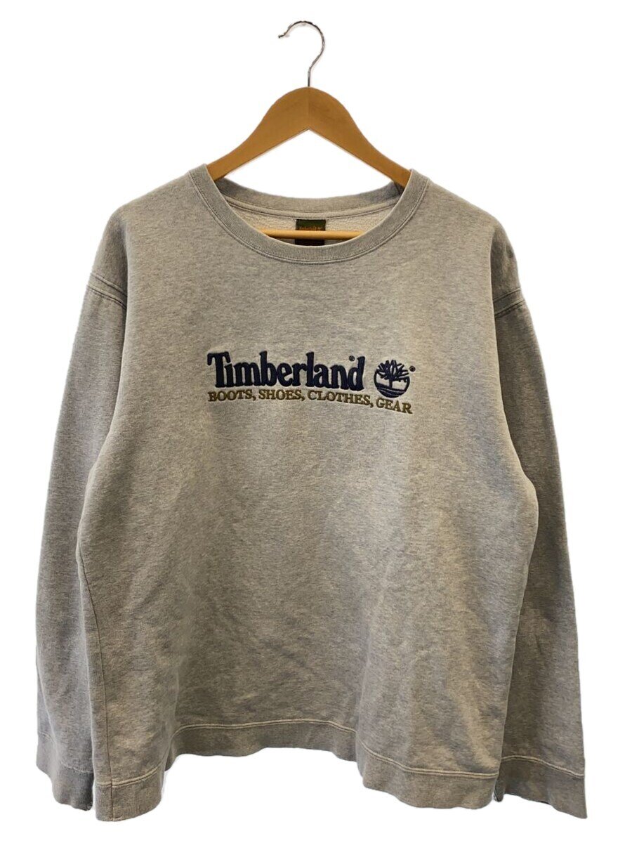 【中古】Timberland◆スウェット/XXL/コットン/GRY//【メンズウェア】
