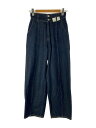 【中古】Steven Alan◆ワイドパンツ/M/コットン/IDG/無地/8214-243-0659【レディースウェア】