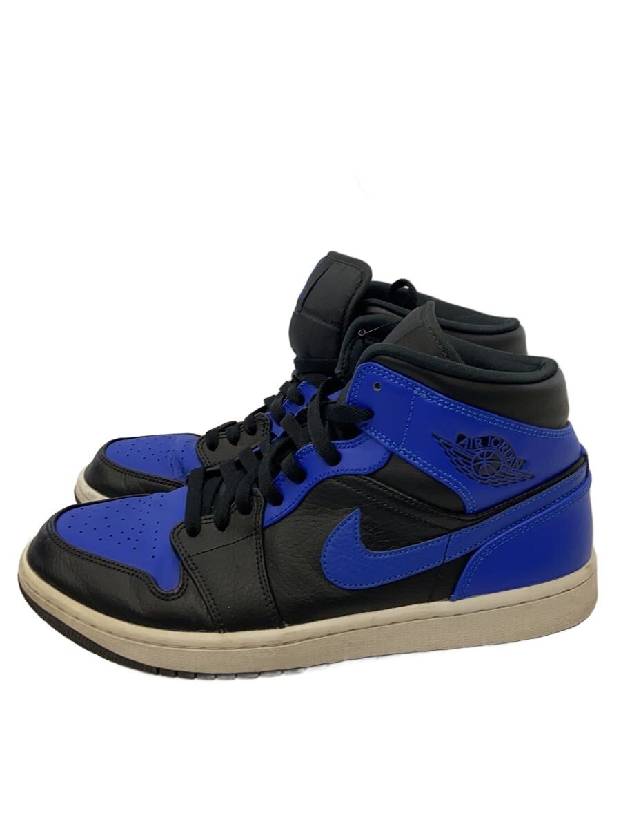 NIKE◆ハイカットスニーカー/27.5cm/NVY/554724-077
