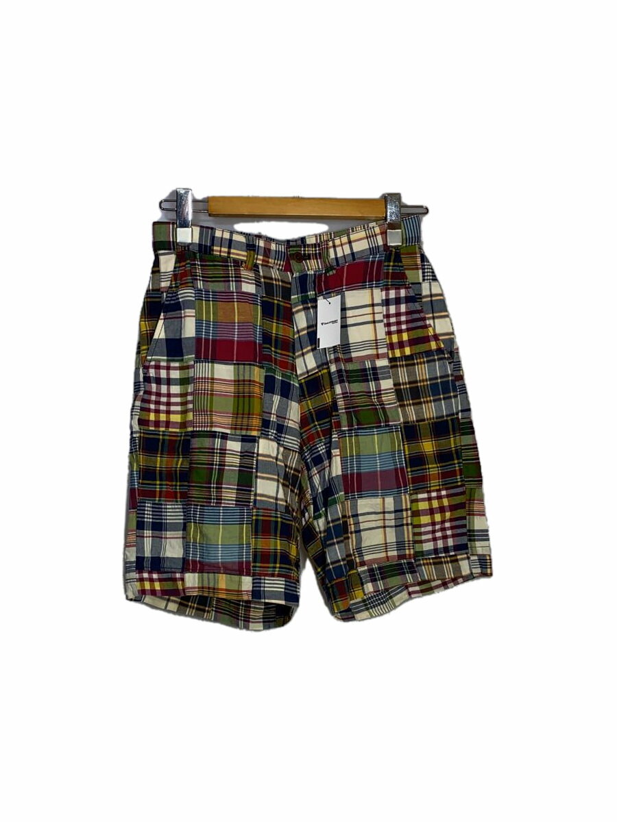 【中古】POLO RALPH LAUREN◆90s/スリランカ製/パッチワークショートパンツ/W74/コットン/マルチカラー【メンズウェア】