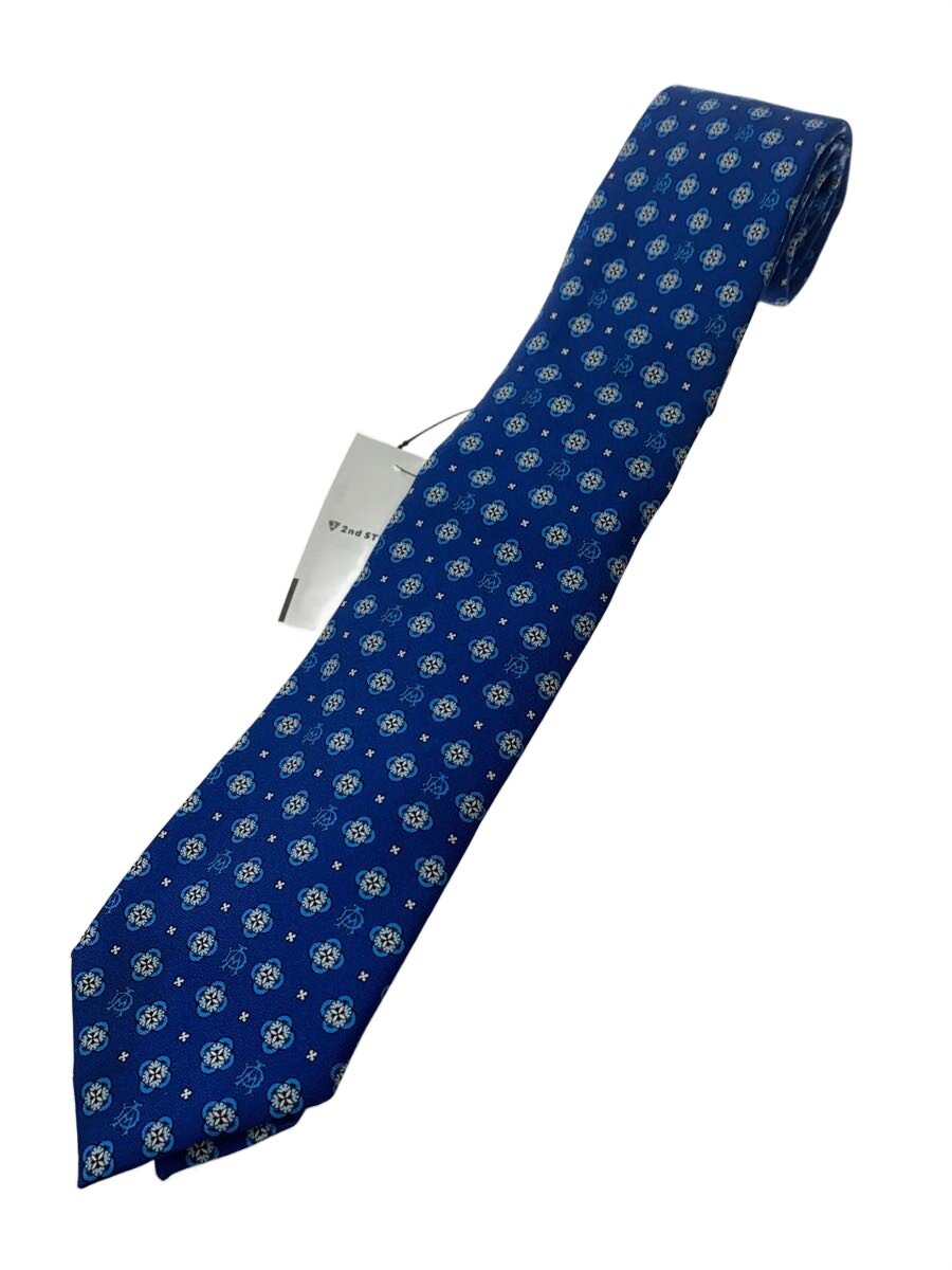 DUNHILL - 【中古】dunhill◆ネクタイ/シルク/BLU/メンズ【服飾雑貨他】