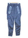 【中古】MONCLER◆ボトム/M/ナイロン/BLK/D109H1101205 54155/股部分糸ほつれ有【メンズウェア】