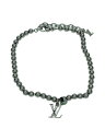 【中古】LOUIS VUITTON◆ブレスレット/SILVER/SLV/レディース/M00731/ブラスレナノビーズ【服飾雑貨他】
