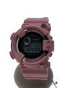 【中古】CASIO◆ソーラー腕時計・G-SHOCK/デジタル/ラバー/PNK/PNK【服飾雑貨他】