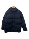 【中古】ダウンジャケット/3/ナイロン/ネイビー/無地/20-011-053-0002-3-0【メンズウェア】