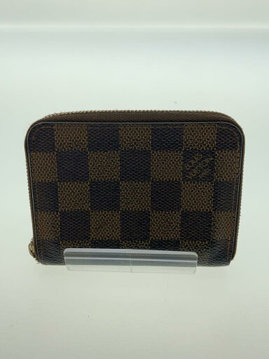 【中古】LOUIS VUITTON◆ジッピー・コインパース_ダミエ・エベヌ_BRW/PVC/BRW/メンズ【服飾雑貨他】 【中古】LOUIS VUITTON◆ジッピー・コインパース_ダミエ・エベヌ_BRW/PVC/BRW/メンズ【服飾雑貨他】