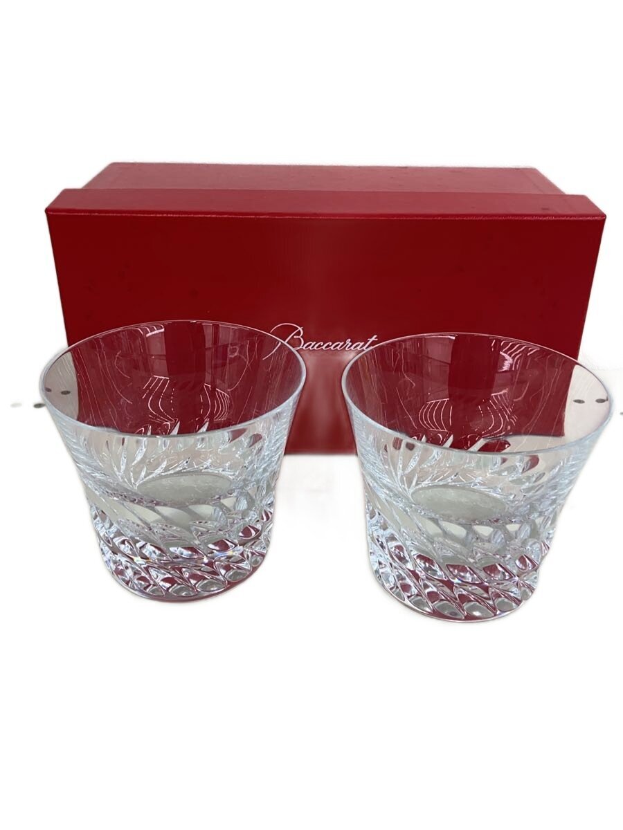 【中古】Baccarat◆グラス/2点セット/CLR/グローリア【キッチン用品】