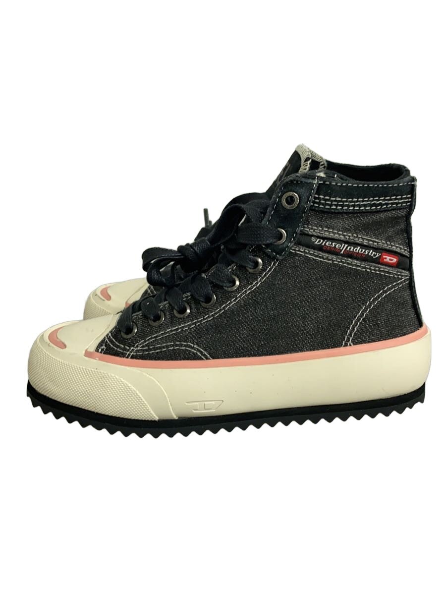 【中古】DIESEL◆S-PRINCIPIA MID W/ハイカットスニーカー/23cm/キャンバス【シューズ】