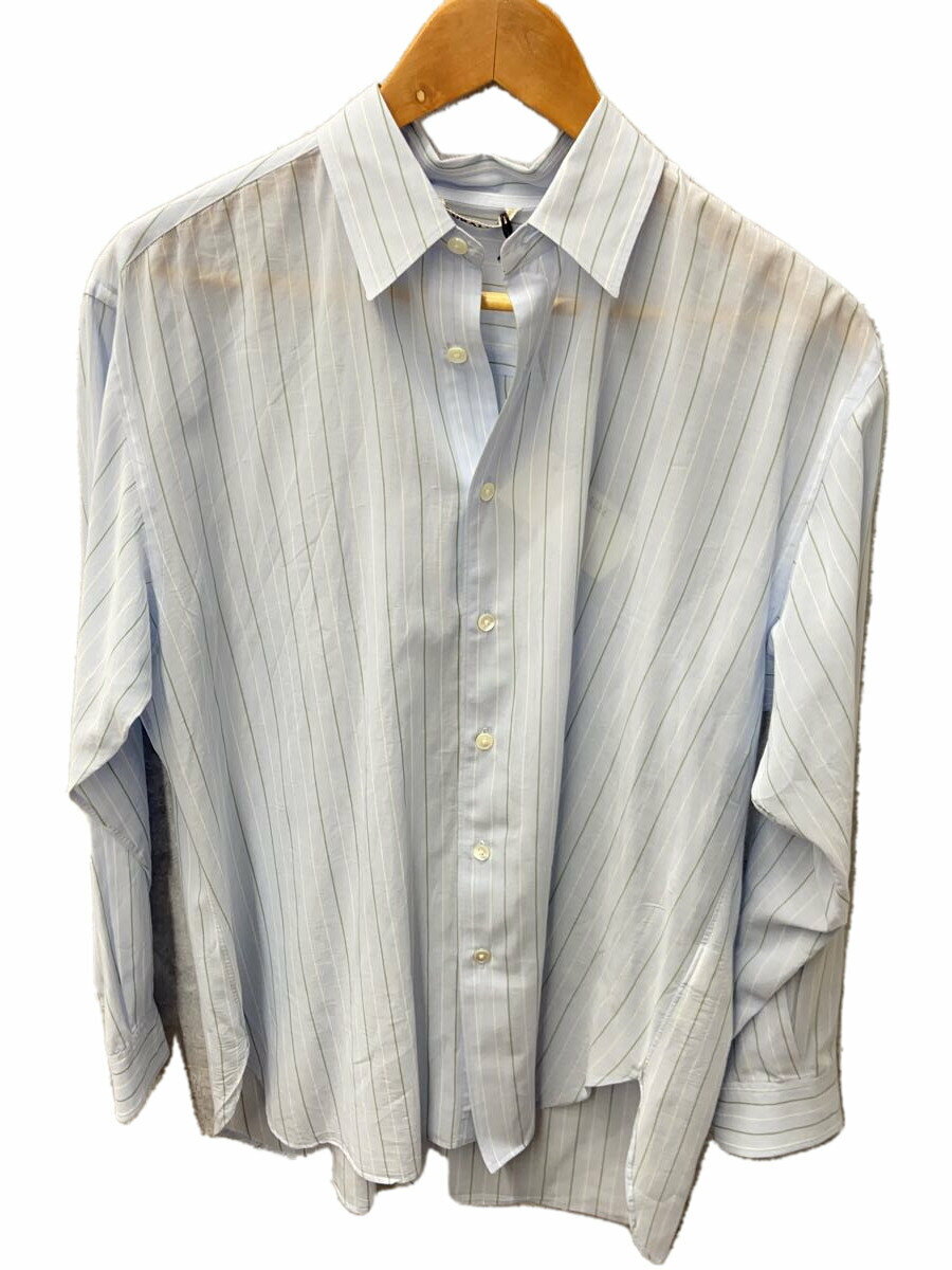 【中古】AURALEE◆24SS/HARD TWIST FINX ORGANDY STRIPE/4/コットン/A24SS01OS//【メンズウェア】