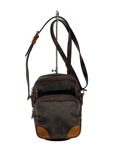 【中古】LOUIS VUITTON◆アマゾン_モノグラム・キャンバス_BRW/PVC/BRW【バッグ】 【中古】LOUIS VUITTON◆アマゾン_モノグラム・キャンバス_BRW/PVC/BRW【バッグ】