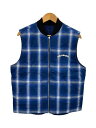 【中古】X-LARGE◆ベスト/M/ポリエステル/BLU/101233021005【メンズウェア】