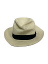 【中古】CRIMIE◆CR1-02A1-HW07/ストローハット/XL/CRM/無地/メンズ【服飾雑貨他】