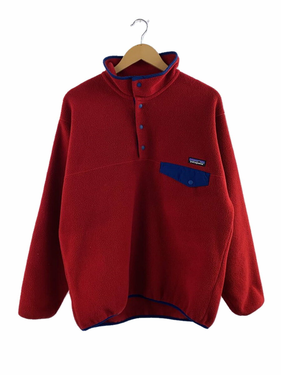 【中古】patagonia◆フリースジャケット/M/ポリエステル/レッド/25450FA15【メンズウェア】
