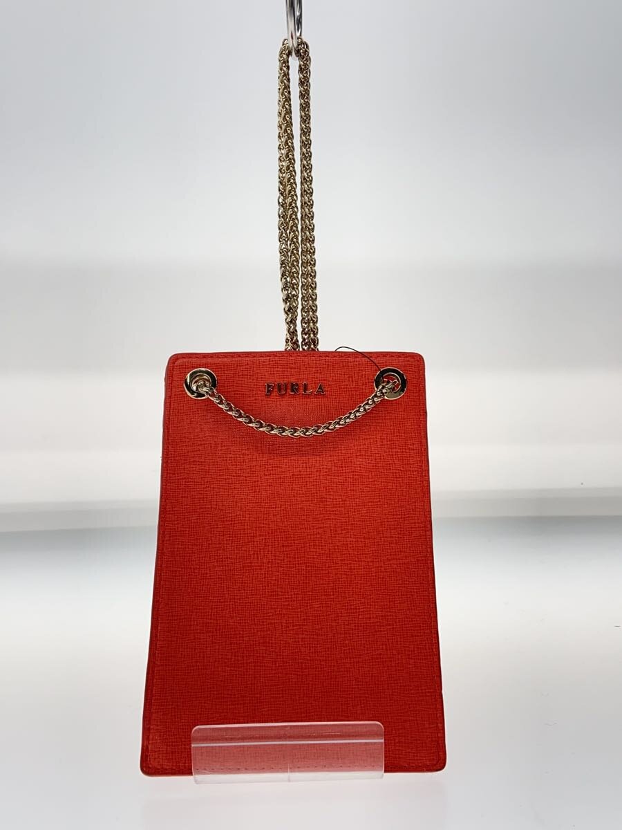 Furla - 【中古】FURLA◆ショルダーバッグ/--/ORN/無地【バッグ】