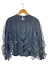 【中古】noir kei ninomiya◆AD2023/長袖ブラウス/M/ナイロン/BLK/3L-T013//【レディースウェア】