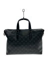 【中古】LOUIS VUITTON◆ブリーフケース・エクスプローラー_モノグラム・エクリプス_BRW/PVC/BLK【バッグ】