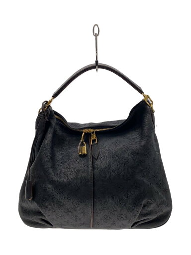 【中古】LOUIS VUITTON◆セレネMM_マヒナ_BLK/レザー/BLK【バッグ】 【中古】LOUIS VUITTON◆セレネMM_マヒナ_BLK/レザー/BLK【バッグ】