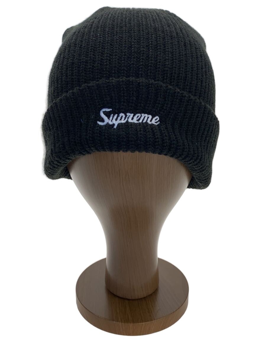 【中古】Supreme◆ニットキャップ/--/アクリル/BLK/メンズ【服飾雑貨他】