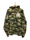【中古】THE BLACK EYE PATCH◆パーカー/XL/コットン/カモフラ【メンズウェア】