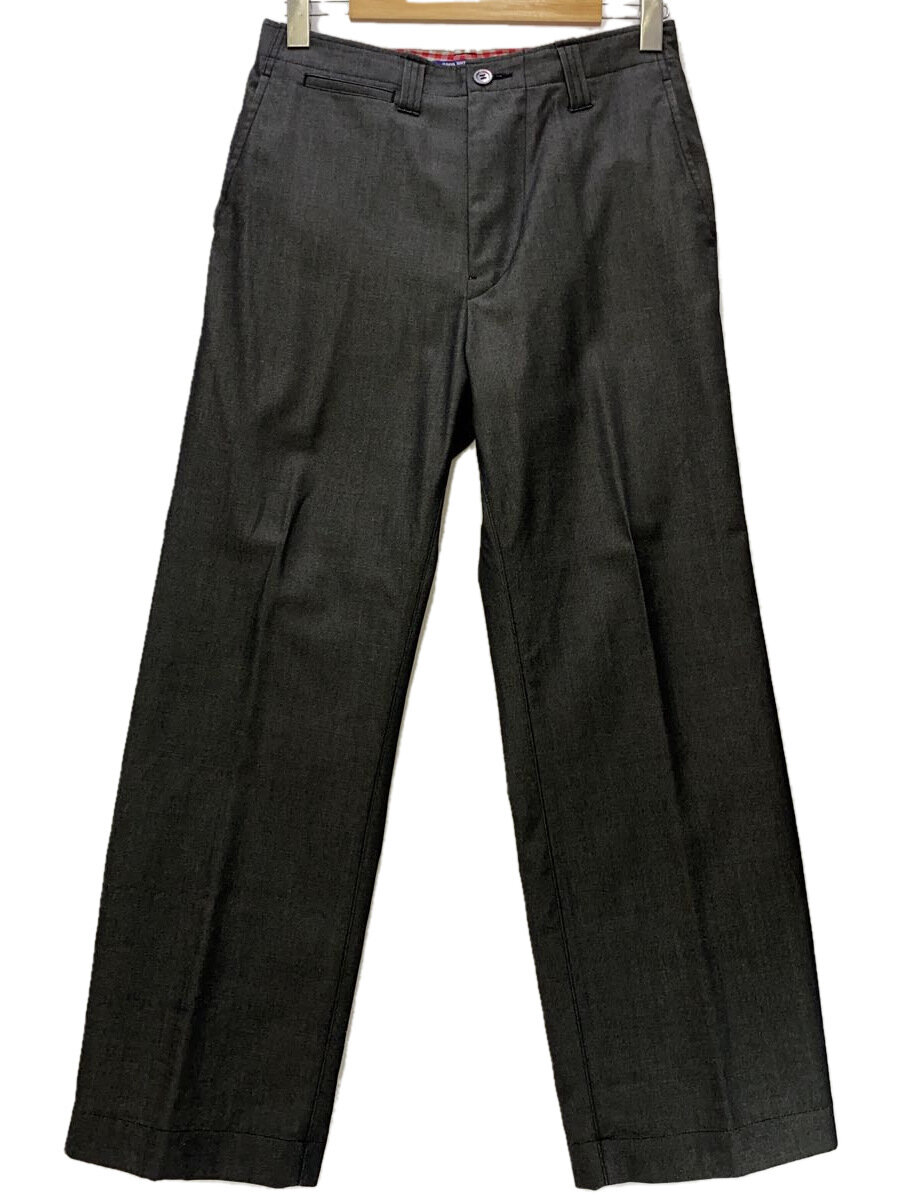 【中古】JUNYA WATANABE COMME des GARCONS MAN◆ボトム/S/ウール/GRY/無地/WE-P013【メンズウェア】