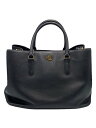 【中古】LAUREN RALPH LAUREN◆バッグ/--/BLK/無地【バッグ】