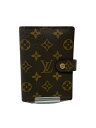 【中古】LOUIS VUITTON◆アジェンダPM_モノグラム_BRW/--/BRW/総柄/レディース【服飾雑貨他】