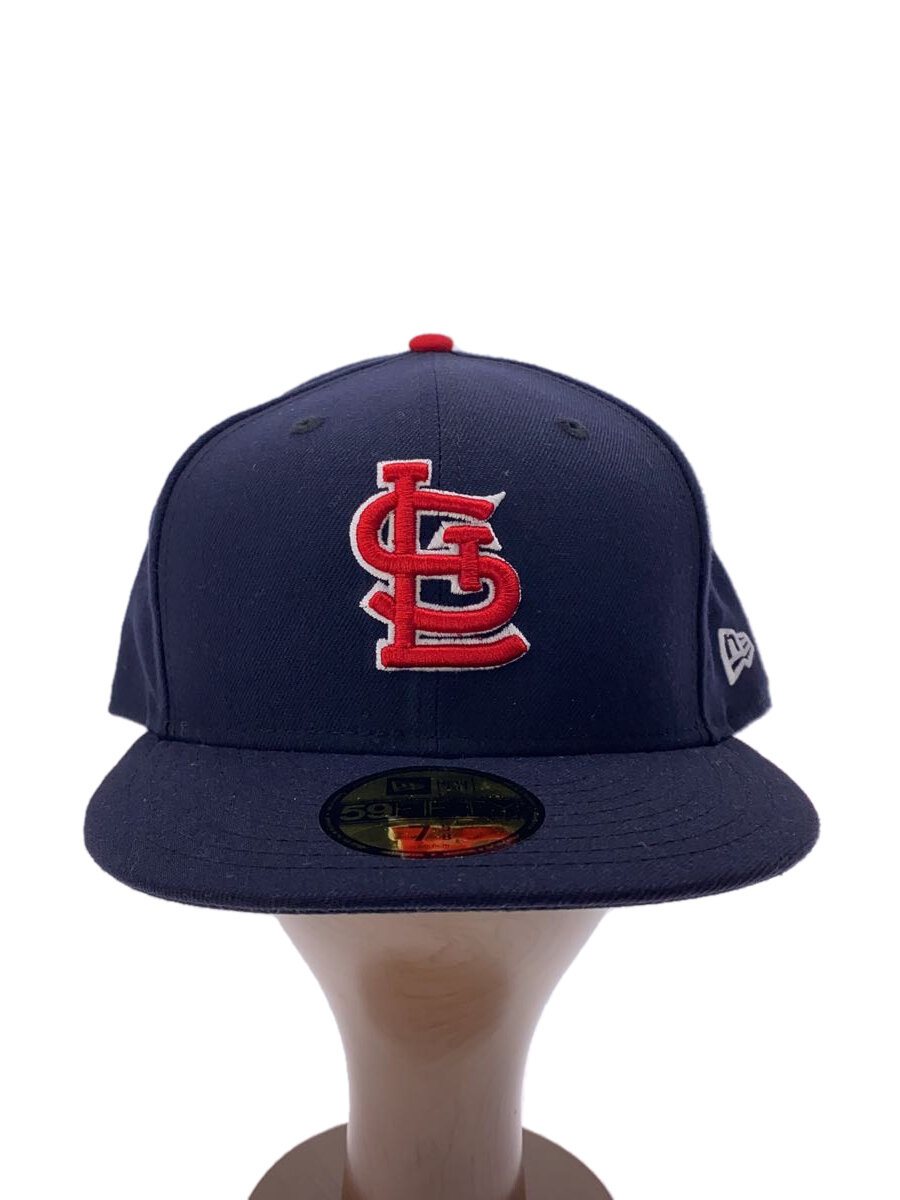 【中古】NEW ERA◆ベースボールキャップ/セントルイズ・カージナルス オルタネイト/7 5/8/ポリエステル/NVY/メンズ【服飾雑貨他】