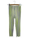 【中古】PLEATS PLEASE ISSEY MIYAKE◆23SS/CROSSROAD/プリーツパンツ/3/ポリエステル/マルチカラー/PP31JF693【...