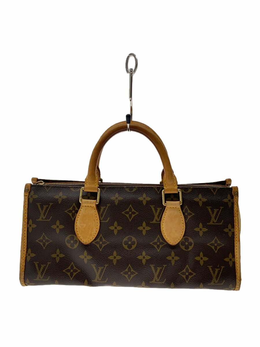 【中古】LOUIS VUITTON◆ポパンクール_モノグラム・キャンバス_BRW/PVC/BRW【バッグ】