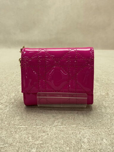 【中古】Christian Dior◆WARM FUCHSIA//3つ折り財布/--/PNK/レディース【服飾雑貨他】 【中古】Christian Dior◆WARM FUCHSIA//3つ折り財布/--/PNK/レディース【服飾雑貨他】