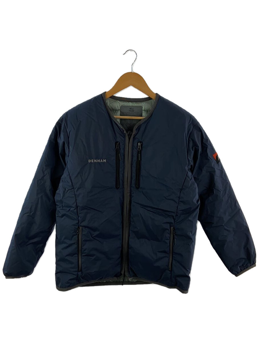 【中古】DENHAM◆NGDH MOUNTAIN LINER/インナーダウン/S/ナイロン/NVY/無地/01-23-11-20-004【メンズウェア】