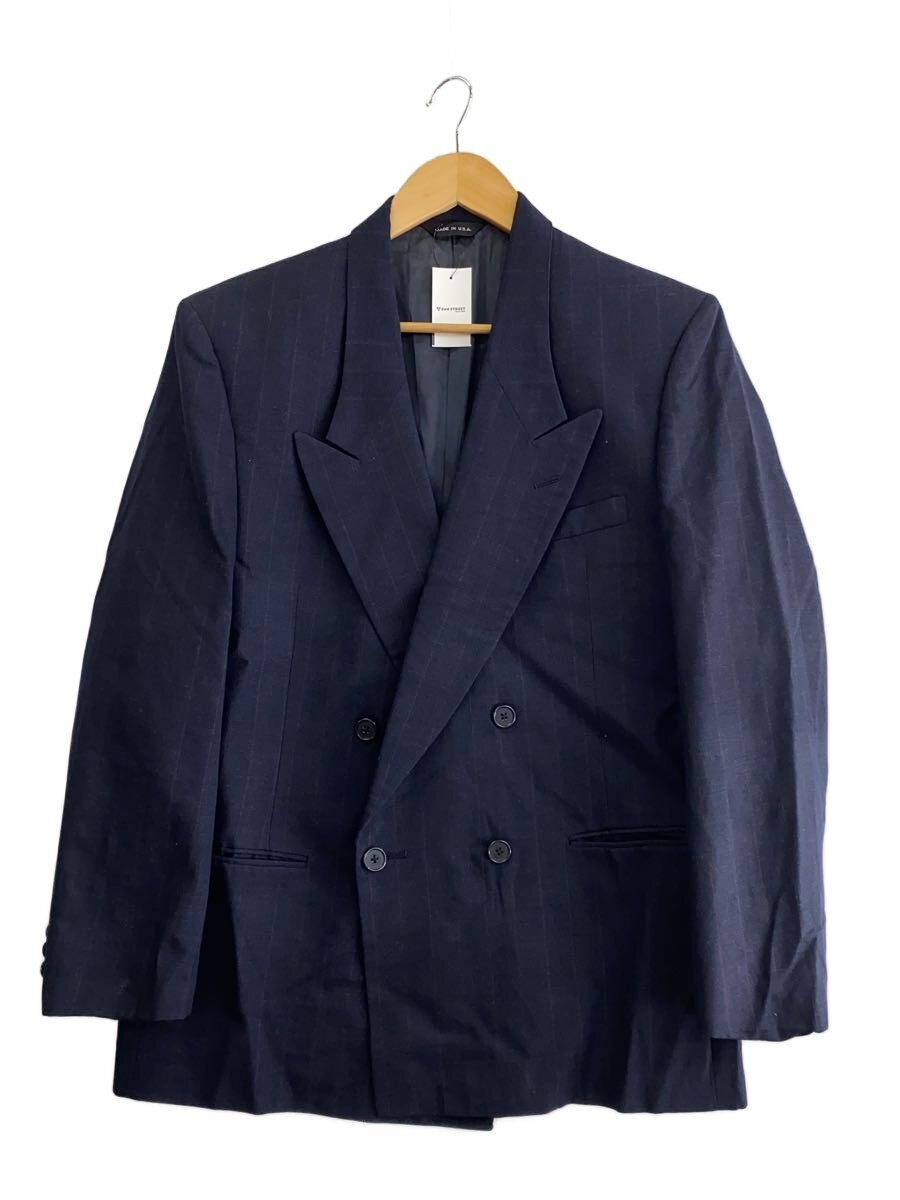 【ブランド】LANVIN 【ブランドカナ】ランバン 【型番】 【程度】B 【サイズ】その他 【メインカラー】ネイビー 【素材・生地】ウール 【キーワード】　　　/ 2026/02/25 セカンドストリート小杉店【2010】【中古】LANVIN◆USA製/ダブルテーラードジャケット/-- ブランド LANVIN 型番 カラー ネイビー 柄 ストライプ 素材・生地 ウール>色・素材について サイズ その他>サイズ表示について 実寸（cm） 【ジャケット】 肩幅：45 / 身幅：53 / 着丈：77 / 袖丈：61.5 / ゆき：/ 【その他】 その他サイズ：/ 商品は　セカンドストリート小杉店の店頭にて販売しております。商品に関するお問合わせは、お電話(TEL:0766-57-1121)にて、問合わせ番号：2320106110259をお伝えください。 配送方法やお支払い方法に関するお問い合わせは、サポートセンターまでご連絡をお願いします。 ※お電話の対応は営業時間内のみとなります。お問い合わせフォームでお問い合わせの際はご注文番号をご記入下さい