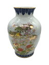 【中古】壷・花瓶/染錦8号/竹鳥花瓶【インテリア小物・日用雑貨】