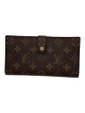 【中古】LOUIS VUITTON◆コンチネンタル・クラッチ_モノグラム・キャンバス_USA限定_BRW/PVC/BRW/レディース【服飾雑貨他】