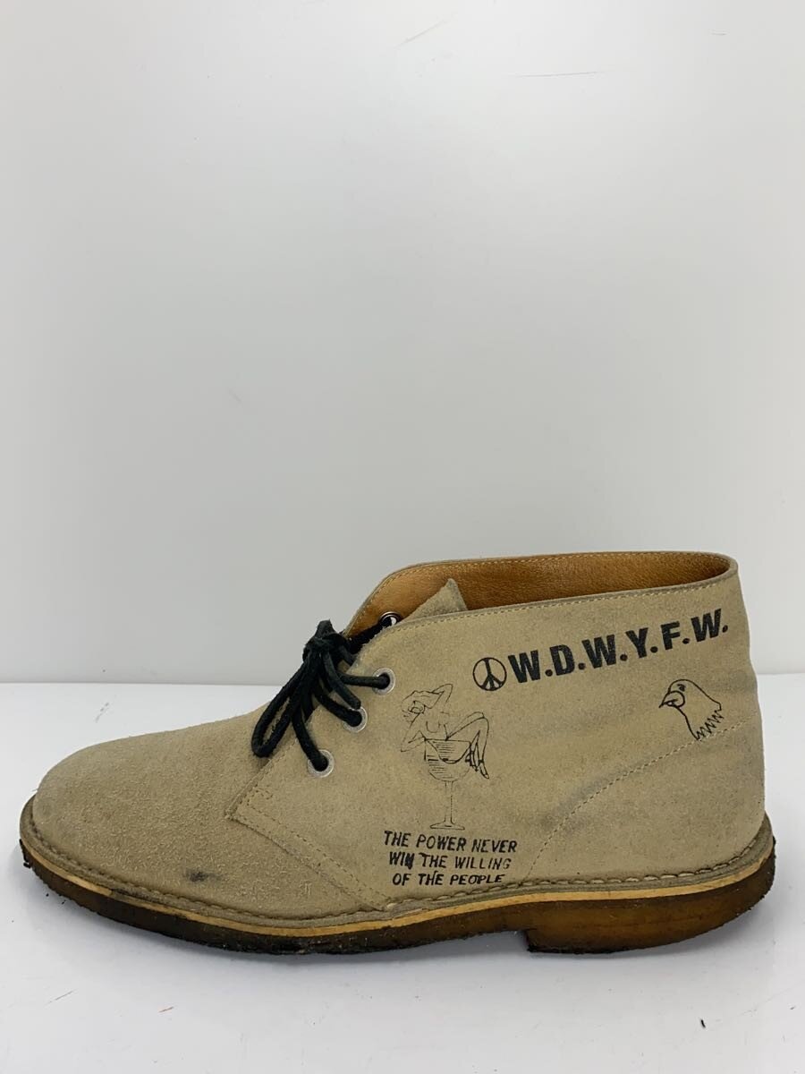 【中古】NEIGHBORHOOD◆チャッカブーツ/--/KHK【シューズ】