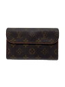 【中古】LOUIS VUITTON◆ポシェット・フロランティーヌ_モノグラム・キャンバス/ブラウン/ポーチ/M51855/バッグ【バッグ】